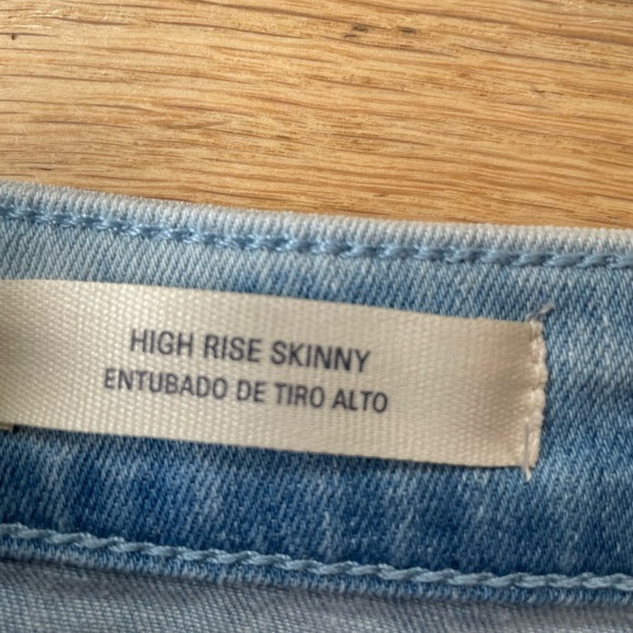 Universal Thread High Rise Skinny Acid Wash Jeans Size 4 New With Tags - Picture 6 of 14